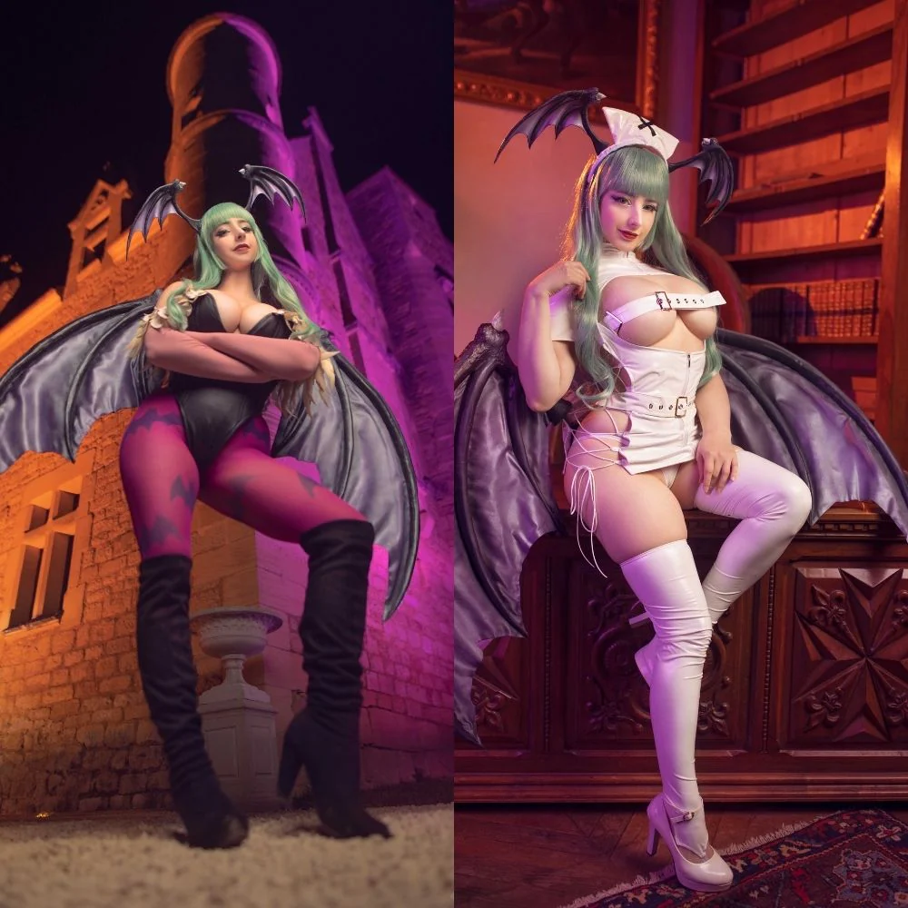 Morrigan Cosplay & Nurse Erocosplay Bundle - Digital Download