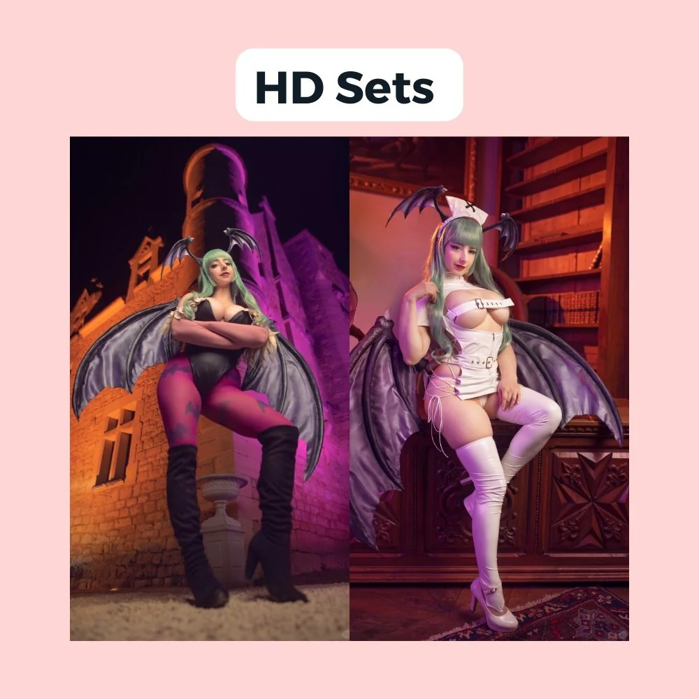 Morrigan Cosplay & Nurse Erocosplay Bundle - Digital Download - Image 3
