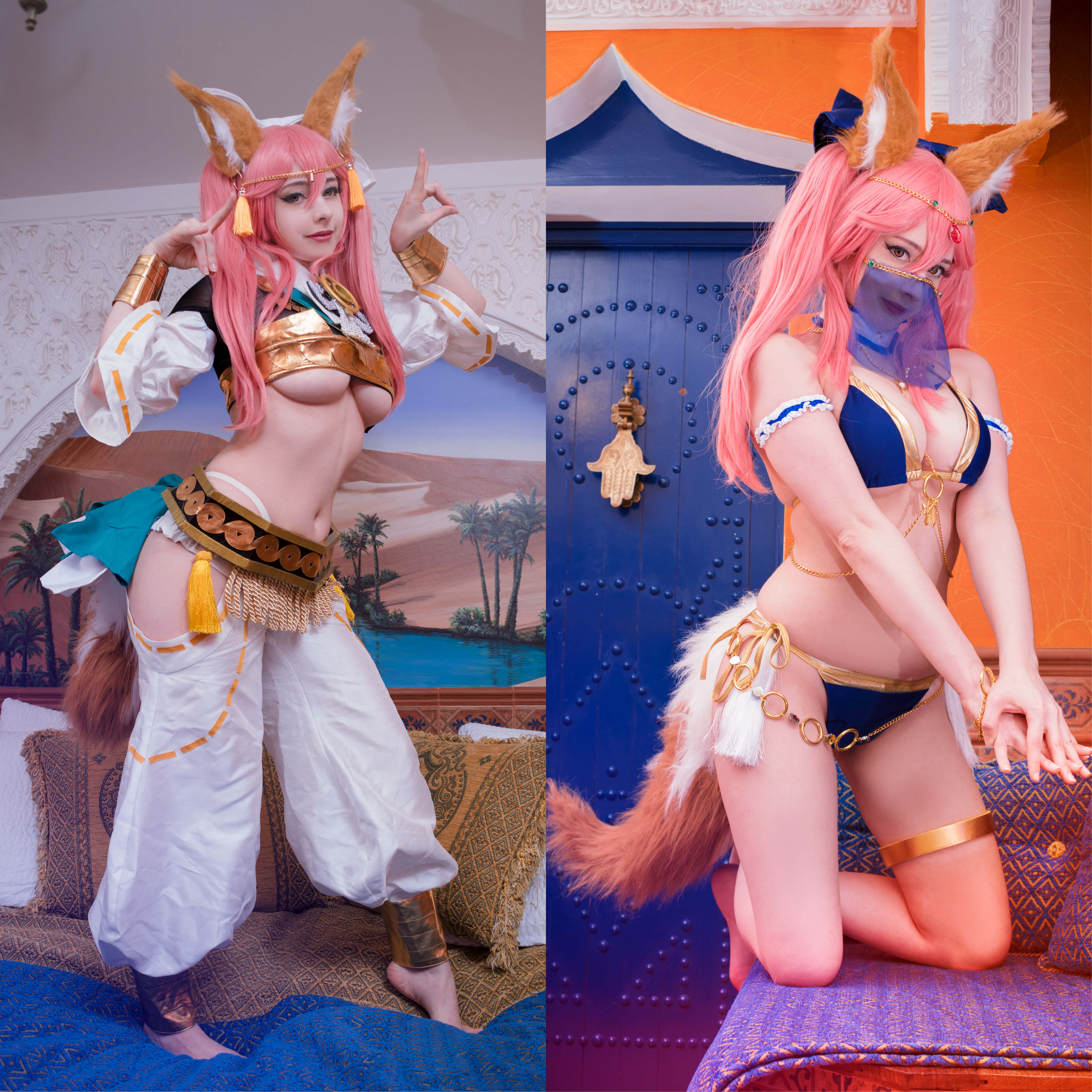 Tamamo Dancer and Amaterasu HD Photoset Bundle - Digital Download